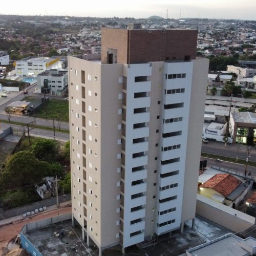 Foto aérea da fachada